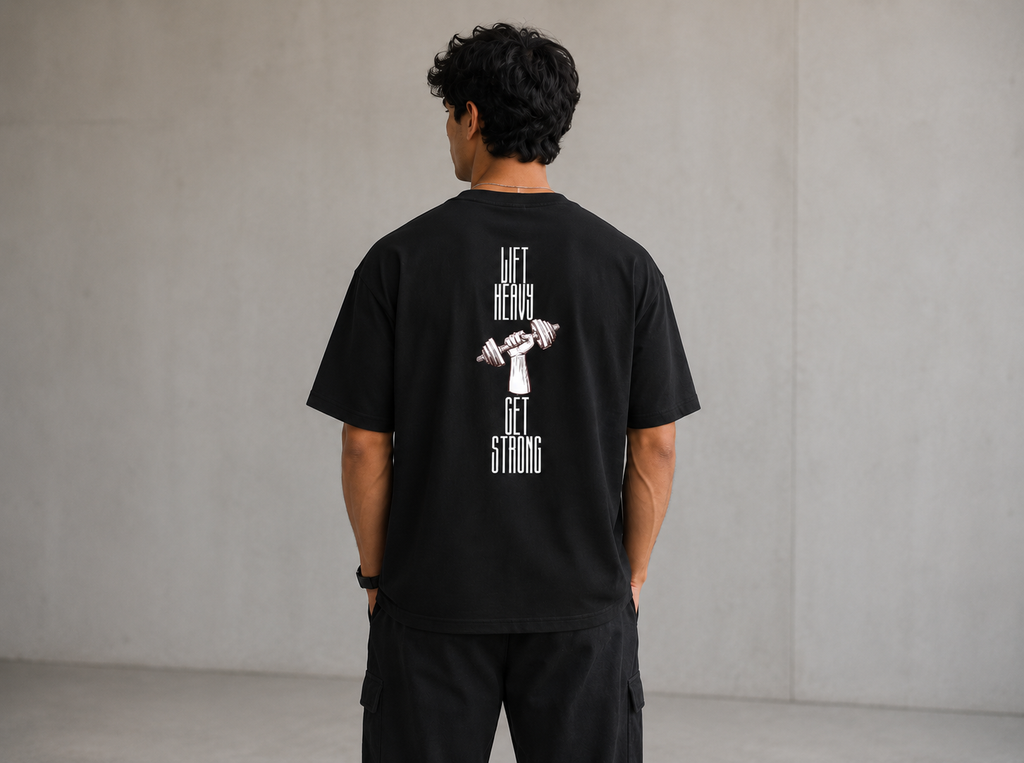 Lift Heavy Get Strong Gym T-Shirt